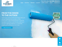 Tablet Screenshot of entirecleaningservices.com